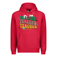 Cardinal teacher teacher teacher Premium Hoodie - Zillion Design Studio