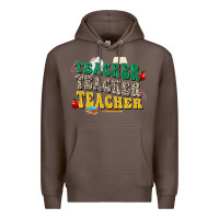 Coffee teacher teacher teacher Premium Hoodie - Zillion Design Studio