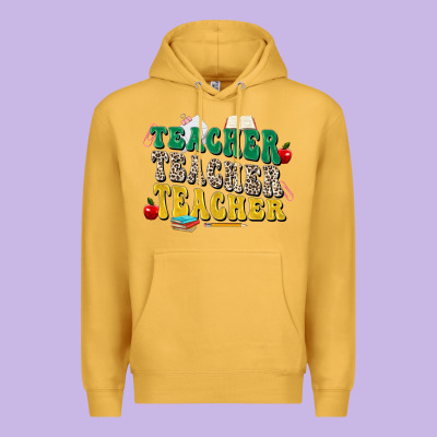 Teacher Teacher Teacher Premium Hoodie Designed By Zillion Design Studio