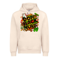 Sandshell Dope black Nurse juneteenth Urban Hoodie - Zillion Design Studio