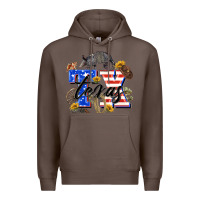 Coffee texas tx Premium Hoodie - Zillion Design Studio