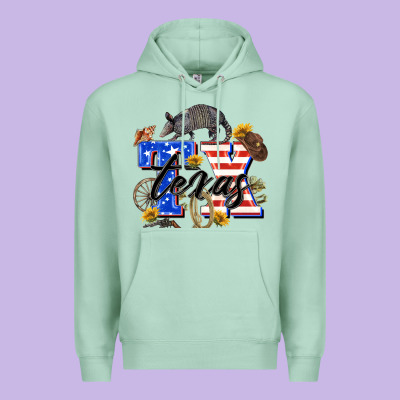 Texas Tx Premium Hoodie Designed By Zillion Design Studio