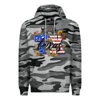 Slate Camo texas tx Premium Hoodie - Zillion Design Studio