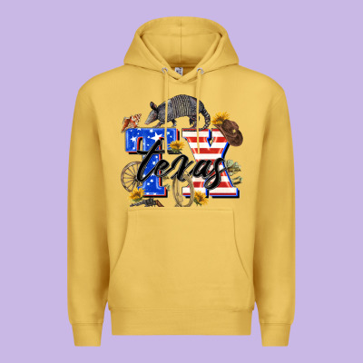 Texas Tx Premium Hoodie Designed By Zillion Design Studio