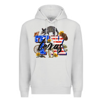 Dove Grey texas tx Premium Hoodie - Zillion Design Studio