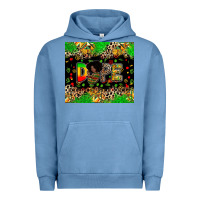 Pigment Pebble Blue dope juneteenth Urban Hoodie - Zillion Design Studio
