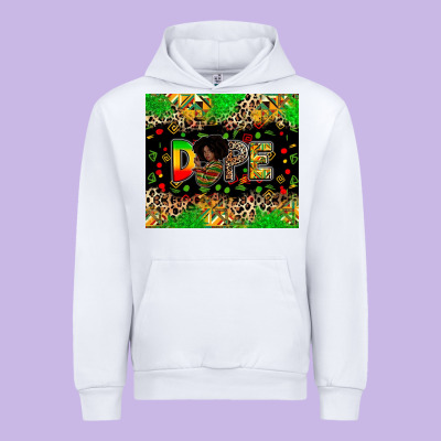 Dope Juneteenth Urban Hoodie Designed By Zillion Design Studio