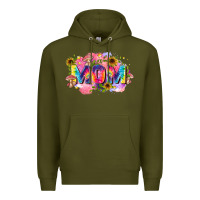 Army Green tie dye mom Premium Hoodie - Zillion Design Studio