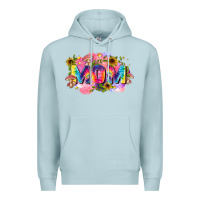 Blue Mist tie dye mom Premium Hoodie - Zillion Design Studio
