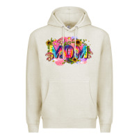 Oatmeal Heather tie dye mom Premium Hoodie - Zillion Design Studio