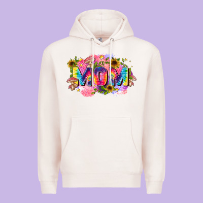 Tie Dye Mom Premium Hoodie Designed By Zillion Design Studio