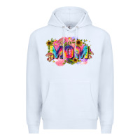 White tie dye mom Premium Hoodie - Zillion Design Studio