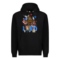 Black trust in the lord Premium Hoodie - Zillion Design Studio