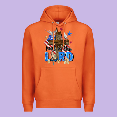 Trust In The Lord Premium Hoodie Designed By Zillion Design Studio