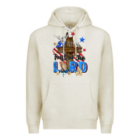 Oatmeal Heather trust in the lord Premium Hoodie - Zillion Design Studio