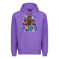 Purple trust in the lord Premium Hoodie - Zillion Design Studio