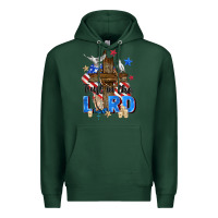 Sports Green trust in the lord Premium Hoodie - Zillion Design Studio