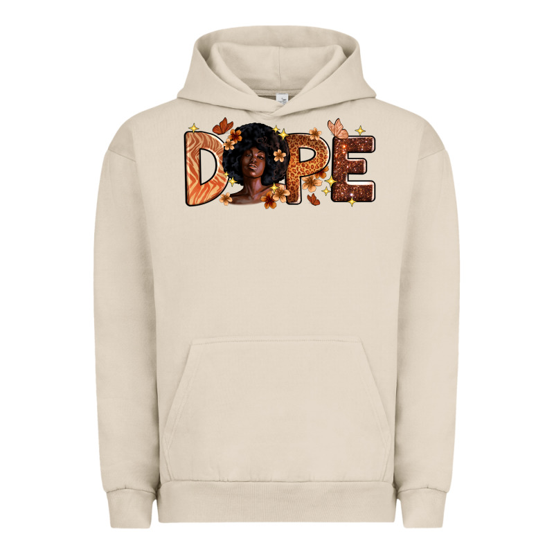 Dope Melanin Urban Hoodie by Zillion Design Studio | Teevron