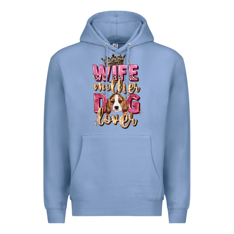 Wife Mother Dog Lover Premium Hoodie by Zillion Design Studio | Teevron