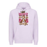 Lilac wife mother dog lover Premium Hoodie - Zillion Design Studio