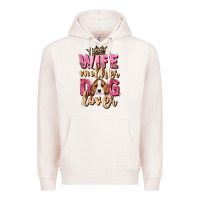 Pale Pink wife mother dog lover Premium Hoodie - Zillion Design Studio