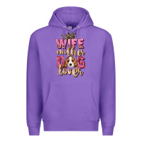 Purple wife mother dog lover Premium Hoodie - Zillion Design Studio