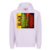 Lilac Black History Month periodt Premium Hoodie - Zillion Design Studio