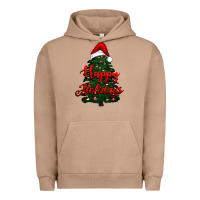 Pigment Burro happy holidays christmas tree Urban Hoodie - RanaPortraitStore