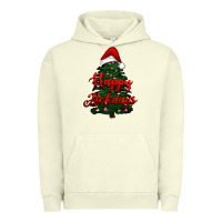 Pigment Pistachio happy holidays christmas tree Urban Hoodie - RanaPortraitStore