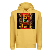 Antique Gold Black Premium Hoodie - Zillion Design Studio