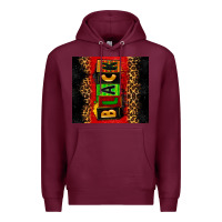 Burgundy Black Premium Hoodie - Zillion Design Studio