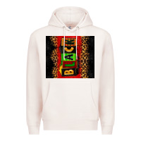 Pale Pink Black Premium Hoodie - Zillion Design Studio