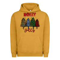Pigment Peanut Butter holly jolly Christmas trees Urban Hoodie - RanaPortraitStore