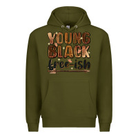 Army Green Young black free-ish Premium Hoodie - Zillion Design Studio