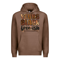 Chestnut Young black free-ish Premium Hoodie - Zillion Design Studio