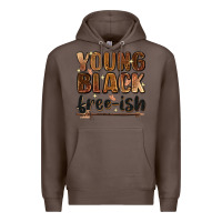 Coffee Young black free-ish Premium Hoodie - Zillion Design Studio