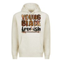 Oatmeal Heather Young black free-ish Premium Hoodie - Zillion Design Studio