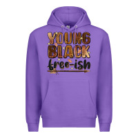 Purple Young black free-ish Premium Hoodie - Zillion Design Studio