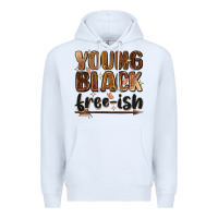 White Young black free-ish Premium Hoodie - Zillion Design Studio