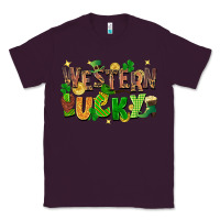 Plum Western Lucky Classic Tee - FaDigitalArtStudio
