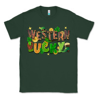 Sports Green Western Lucky Classic Tee - FaDigitalArtStudio