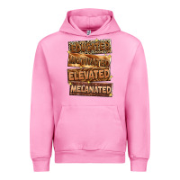 Fuchsia Pink Educated motivated elevated melanated Urban Hoodie - Zillion Design Studio