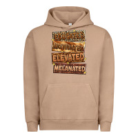 Pigment Burro Educated motivated elevated melanated Urban Hoodie - Zillion Design Studio