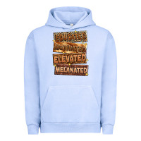 Pigment Grape Ice Educated motivated elevated melanated Urban Hoodie - Zillion Design Studio
