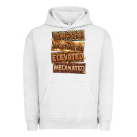 Pigment Lunar Rock Educated motivated elevated melanated Urban Hoodie - Zillion Design Studio
