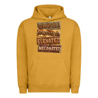 Pigment Peanut Butter Educated motivated elevated melanated Urban Hoodie - Zillion Design Studio