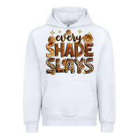White Every shade slays Urban Hoodie - Zillion Design Studio