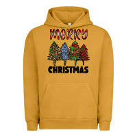 Pigment Peanut Butter merry christmas trees Urban Hoodie - RanaPortraitStore