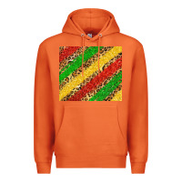 Carrot African colors leopard Premium Hoodie - Zillion Design Studio