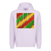 Lilac African colors leopard Premium Hoodie - Zillion Design Studio